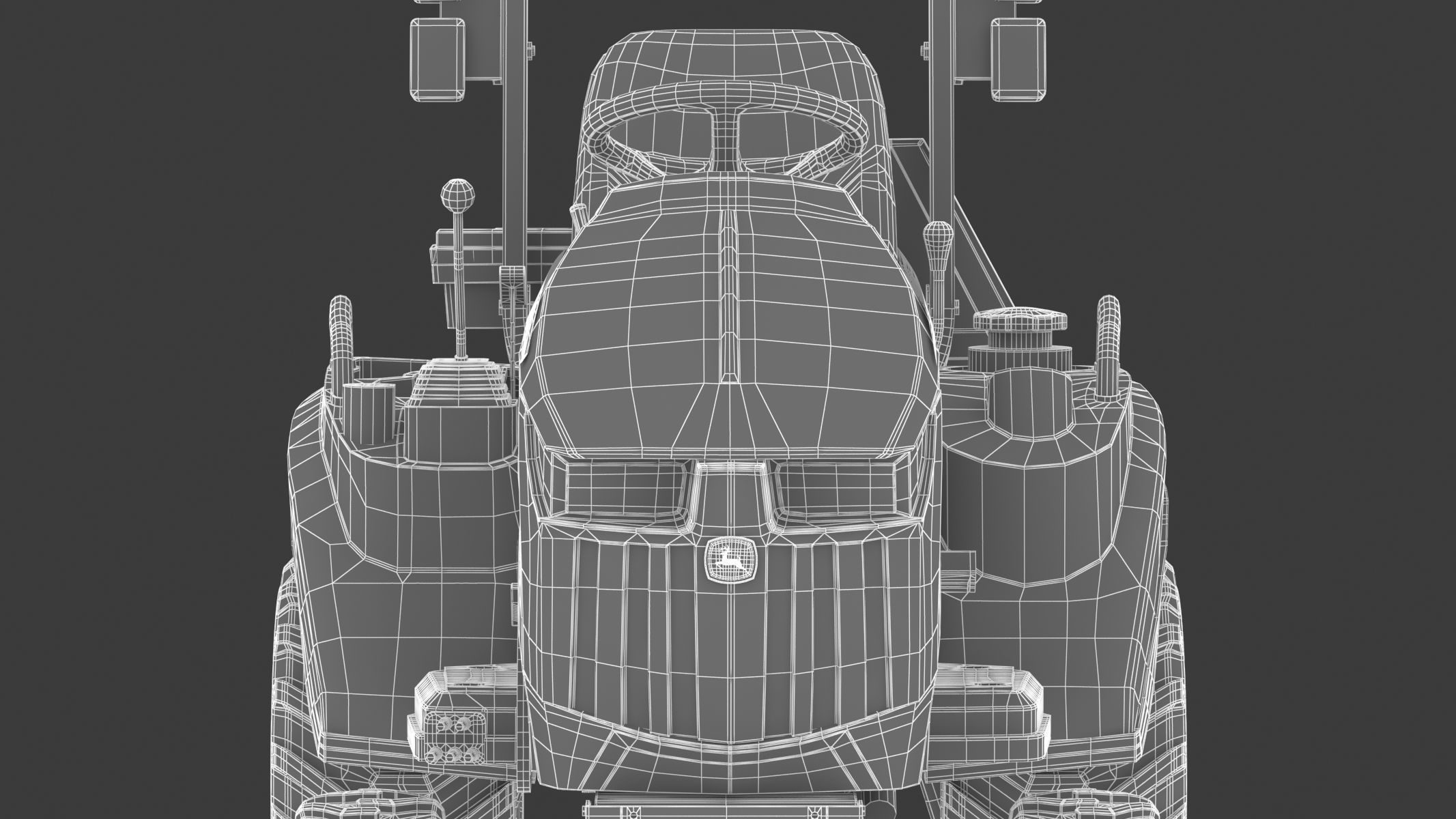 John Deere 1023E Sub-Compact Tractor 3D model_40