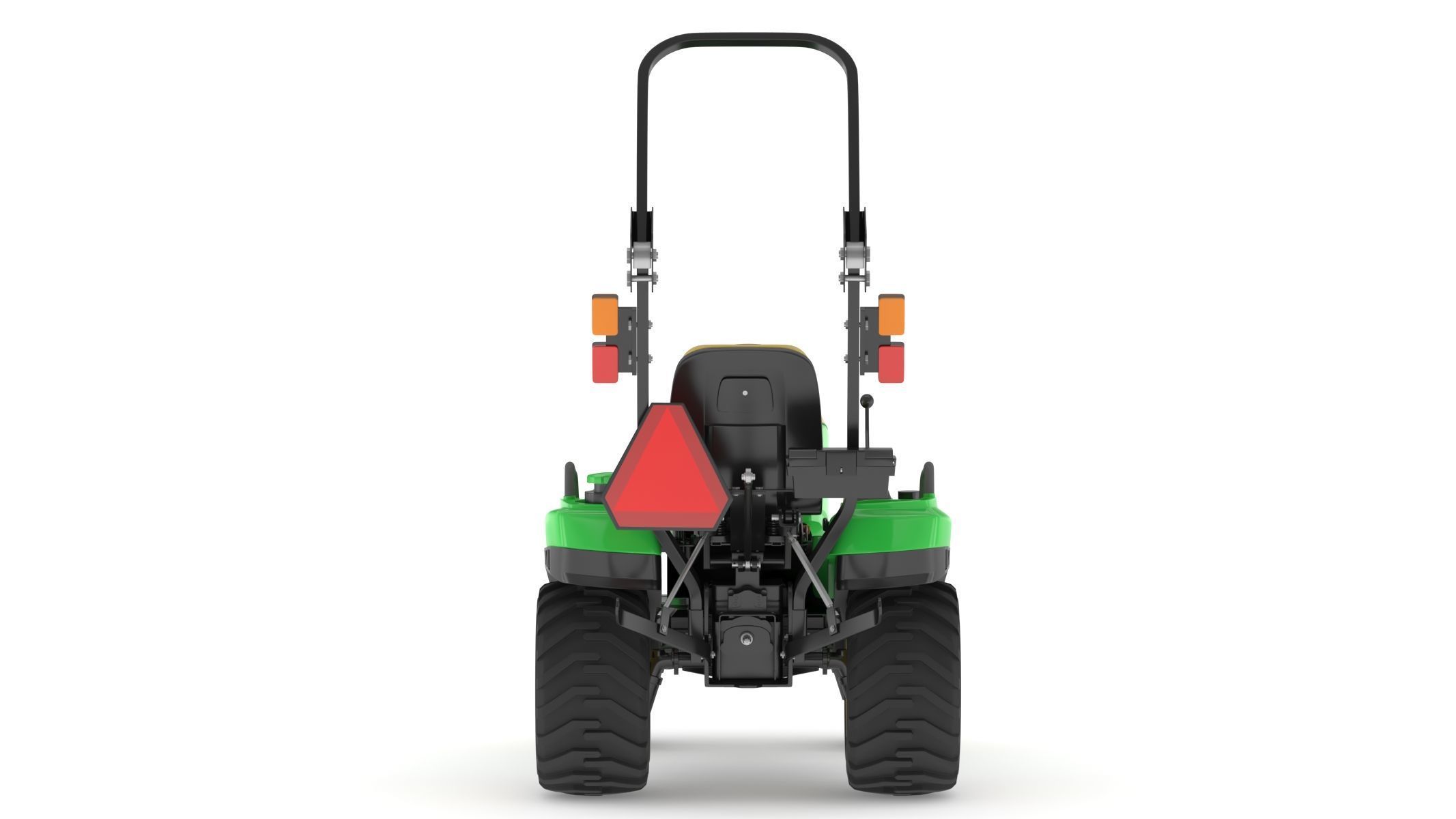 John Deere 1023E Sub-Compact Tractor 3D model_1