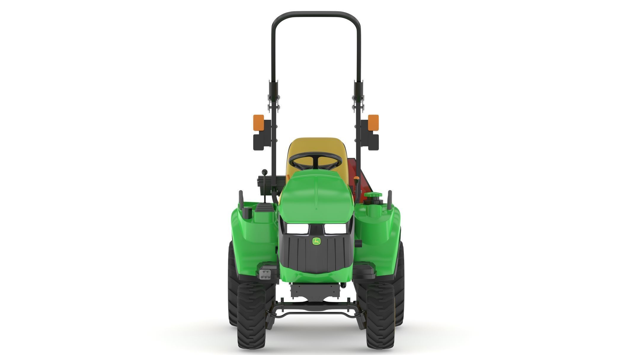 John Deere 1023E Sub-Compact Tractor 3D model_2