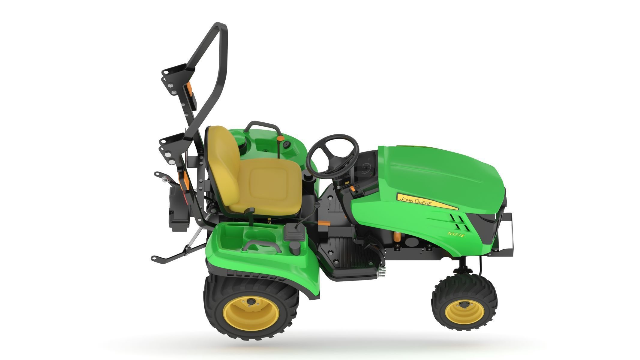 John Deere 1023E Sub-Compact Tractor 3D model_5