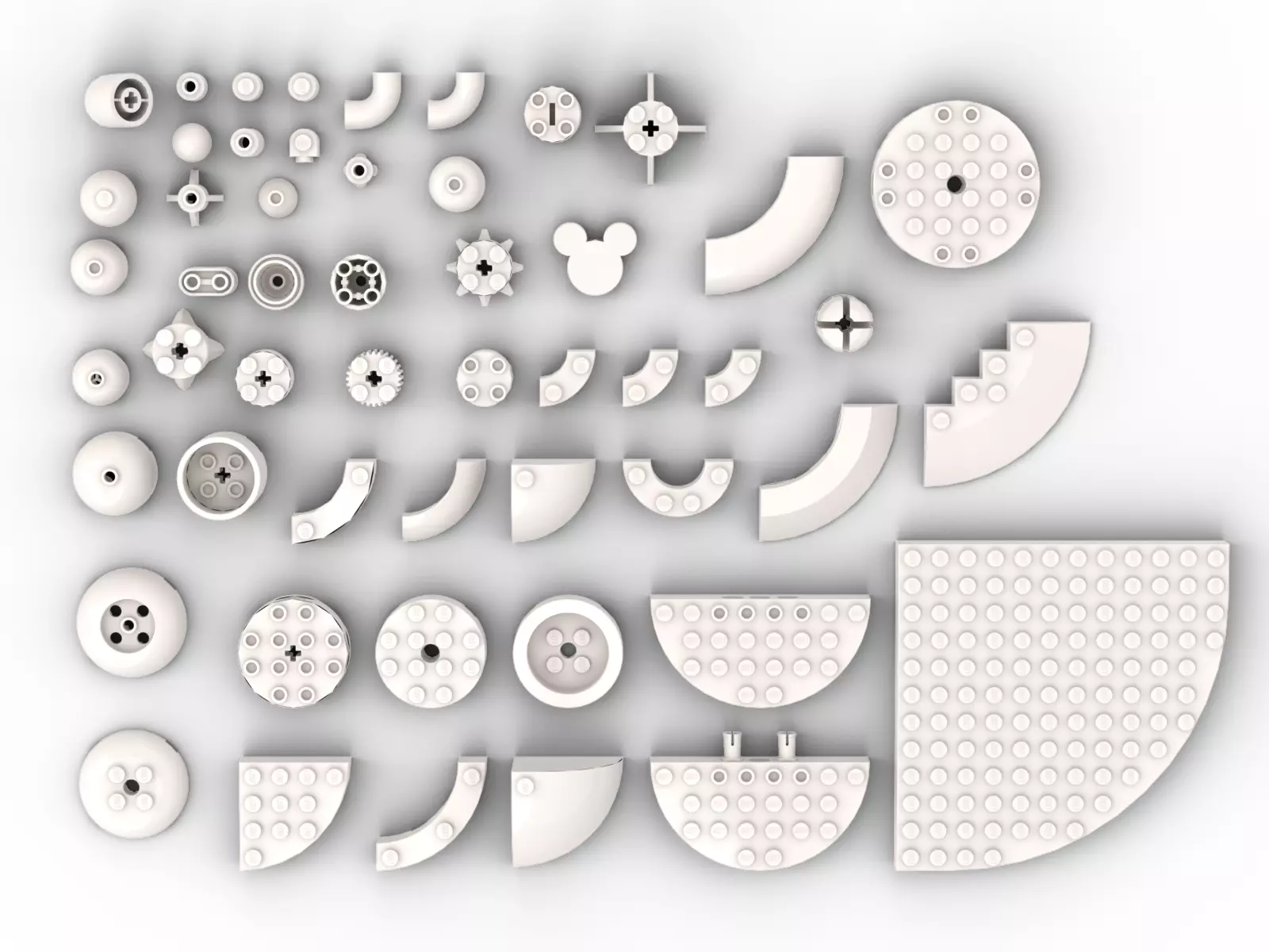 PixelBricks3D - LEGO Round Bricks Pack 3D print model_0