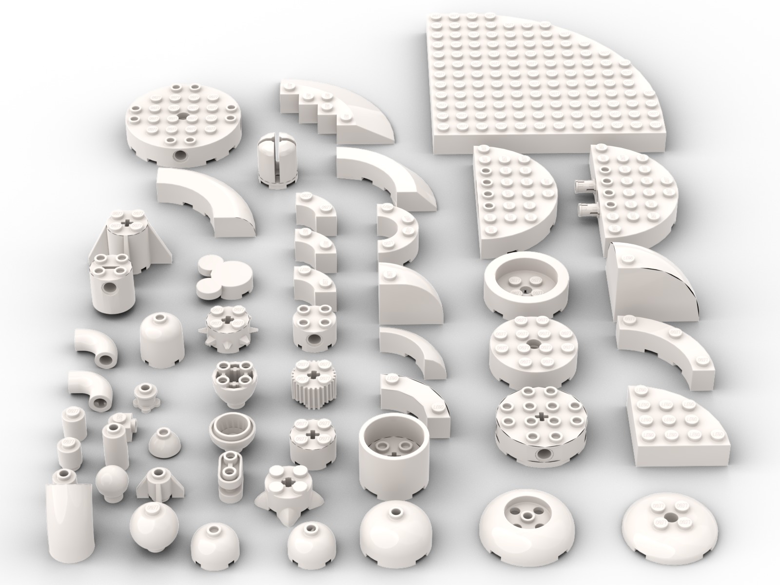 PixelBricks3D - LEGO Round Bricks Pack 3D print model_1