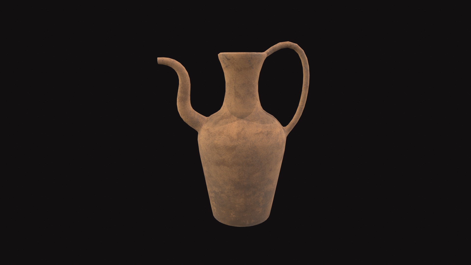 Medieval Jar V03 Low-poly 3D model_4