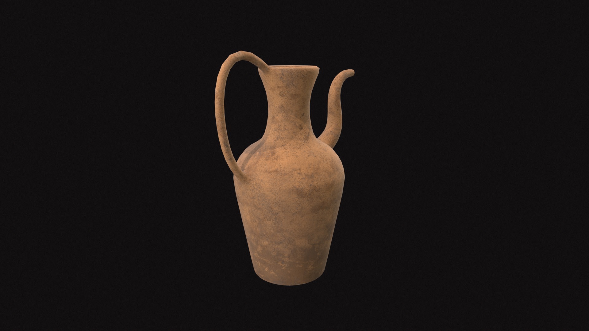 Medieval Jar V03 Low-poly 3D model_2