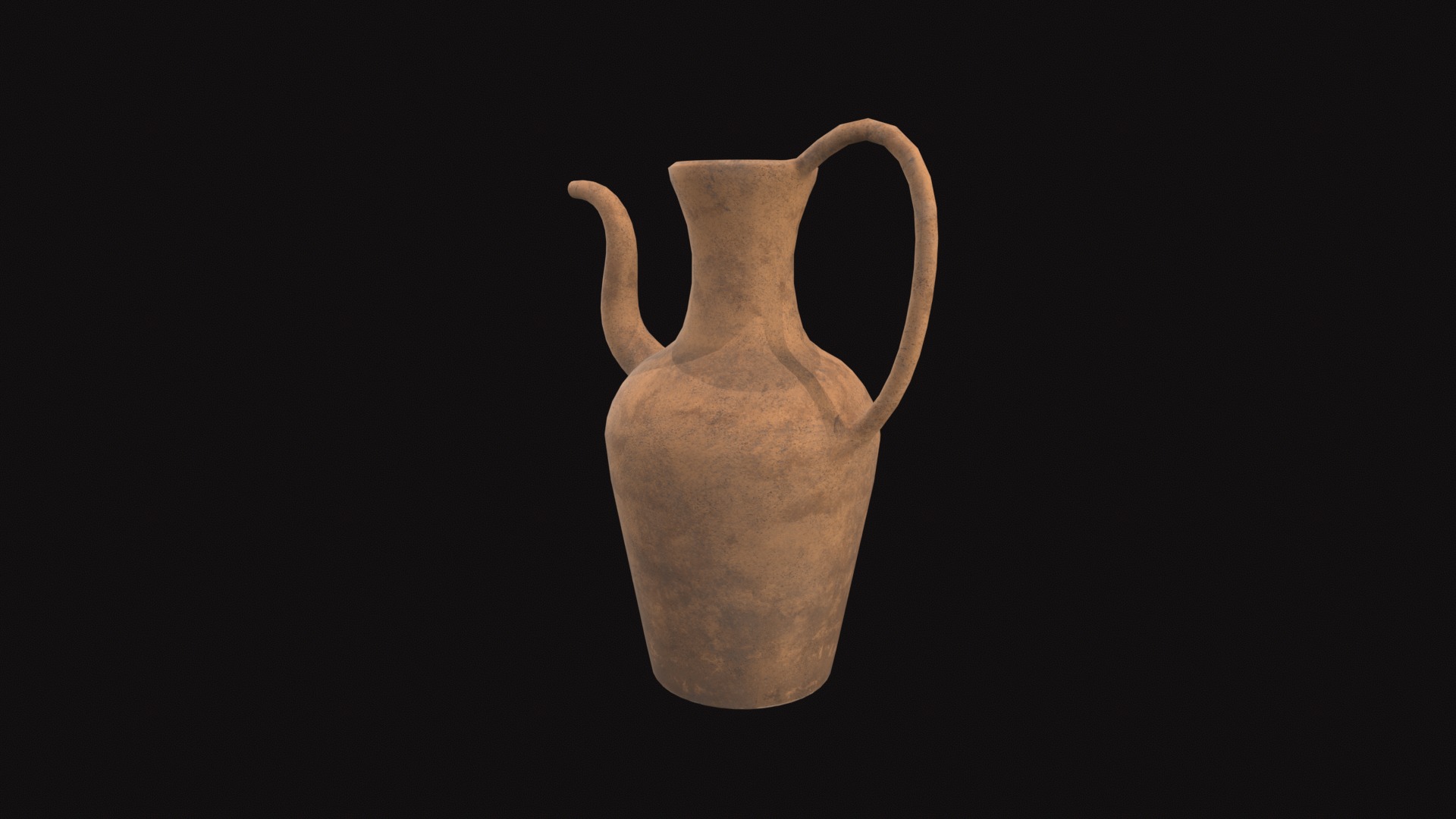 Medieval Jar V03 Low-poly 3D model_6