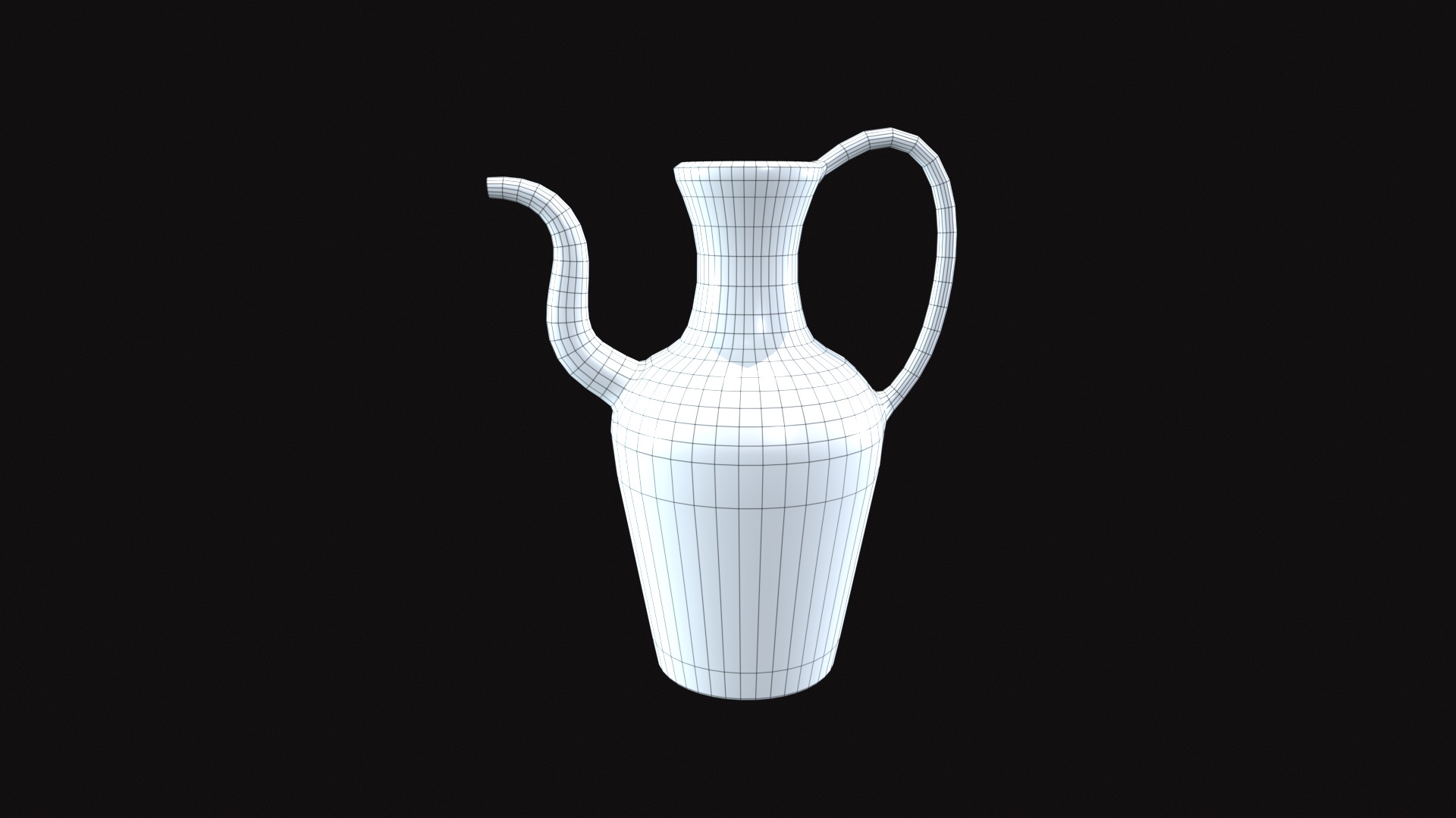 Medieval Jar V03 Low-poly 3D model_10