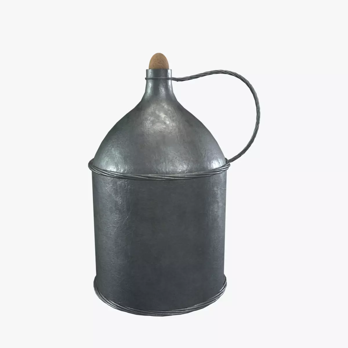 Medieval Jar V05 Low-poly 3D model_0