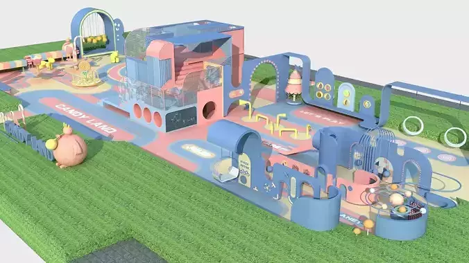 Candy themed Playground