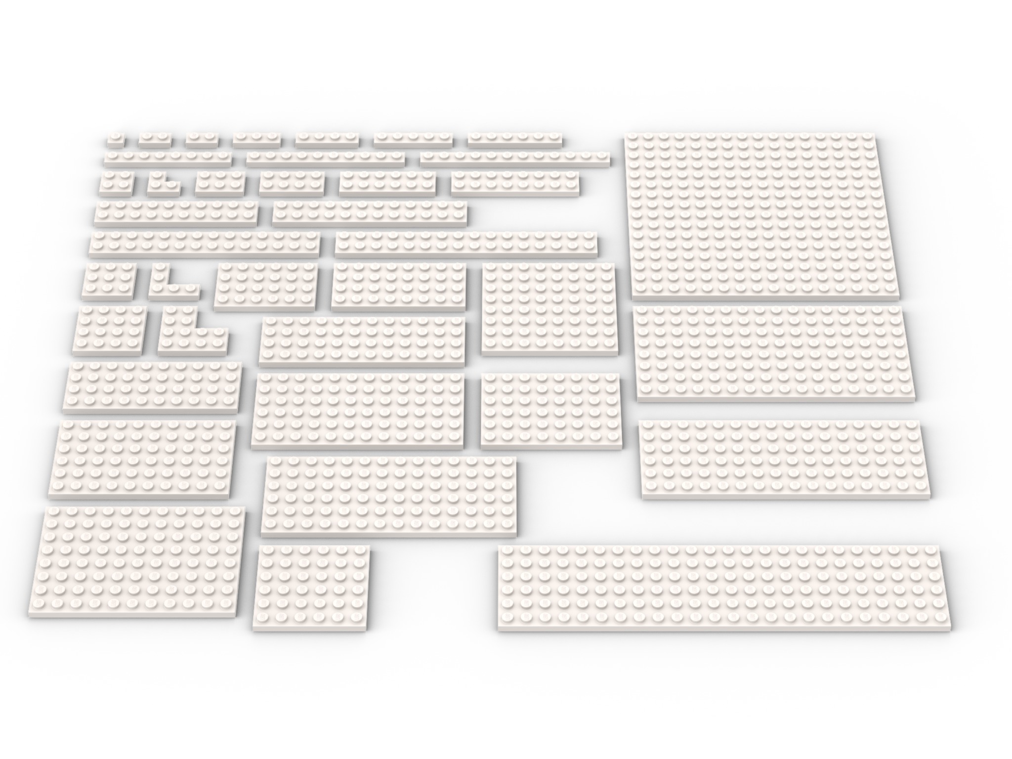 PixelBricks3D - LEGO Slope Plate Bricks Pack 3D print model_1