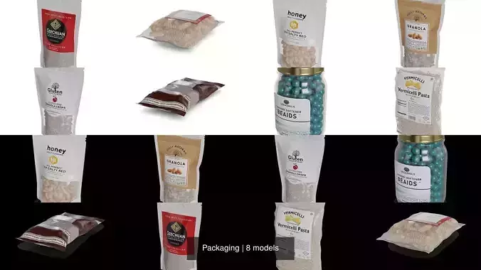 Packaging 3D Model Collection
