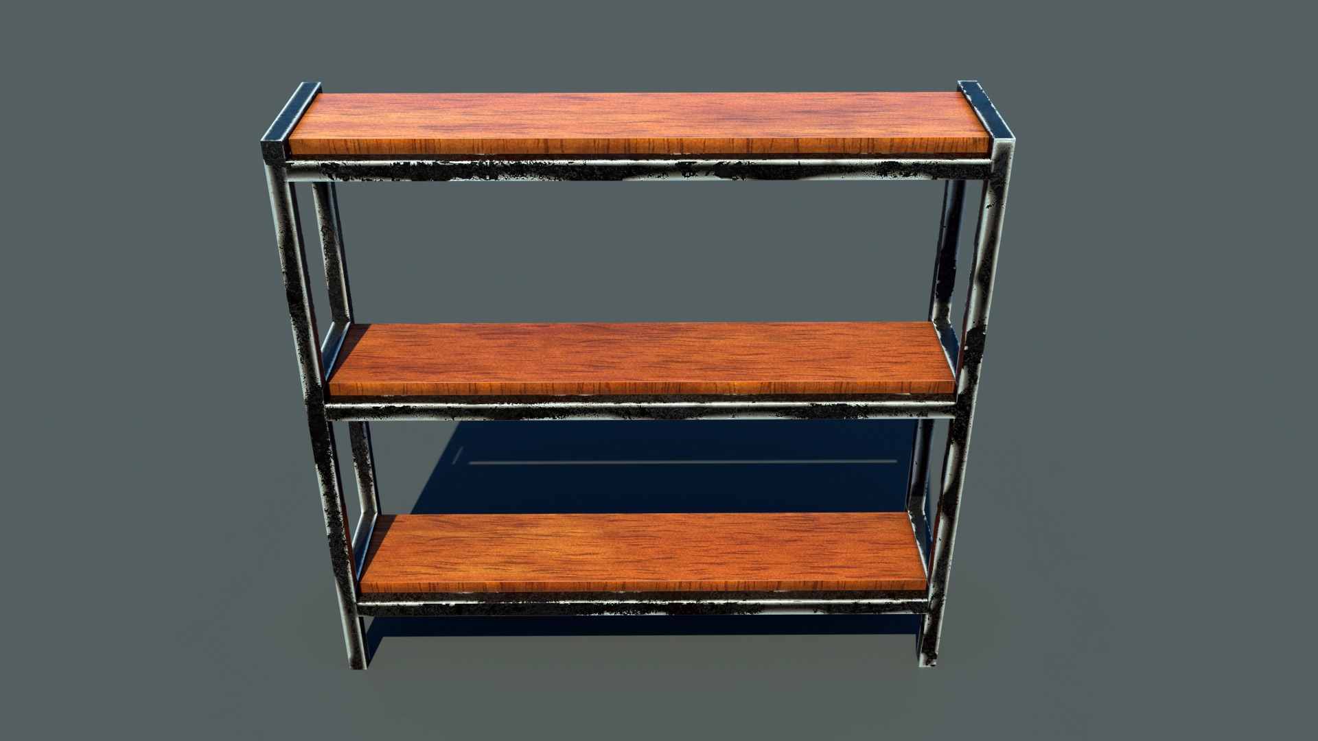 low poly shelf 3D Model Low-poly 3D model_6