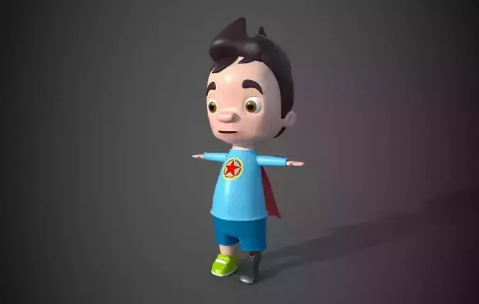 Cartoon style Boy character