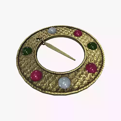 Medieval Ring Brooch