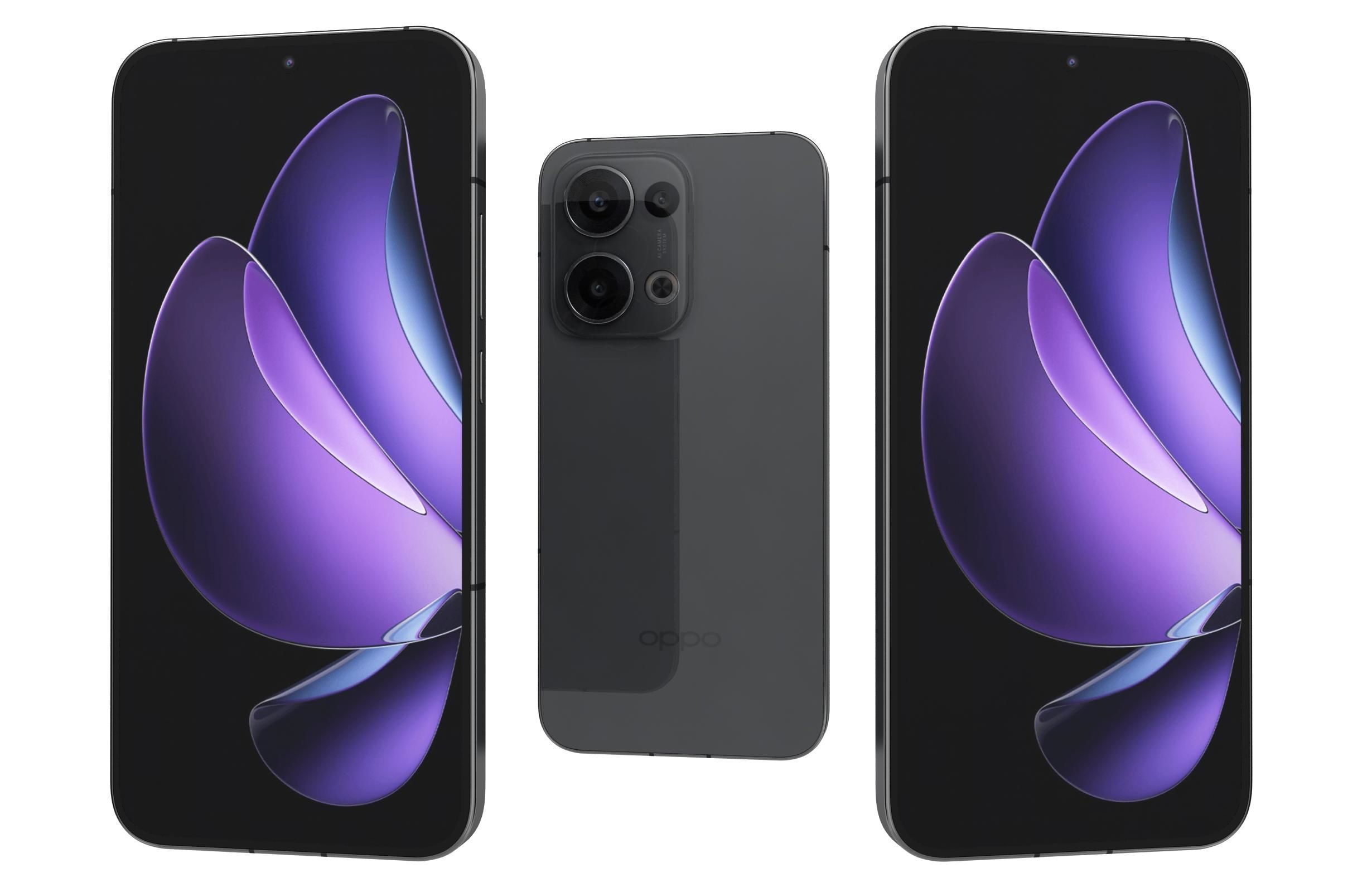 OPPO Reno13 and Reno13 Pro 3D Model Collection_1