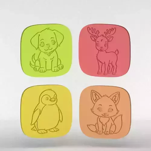 Cute Animals Coasters