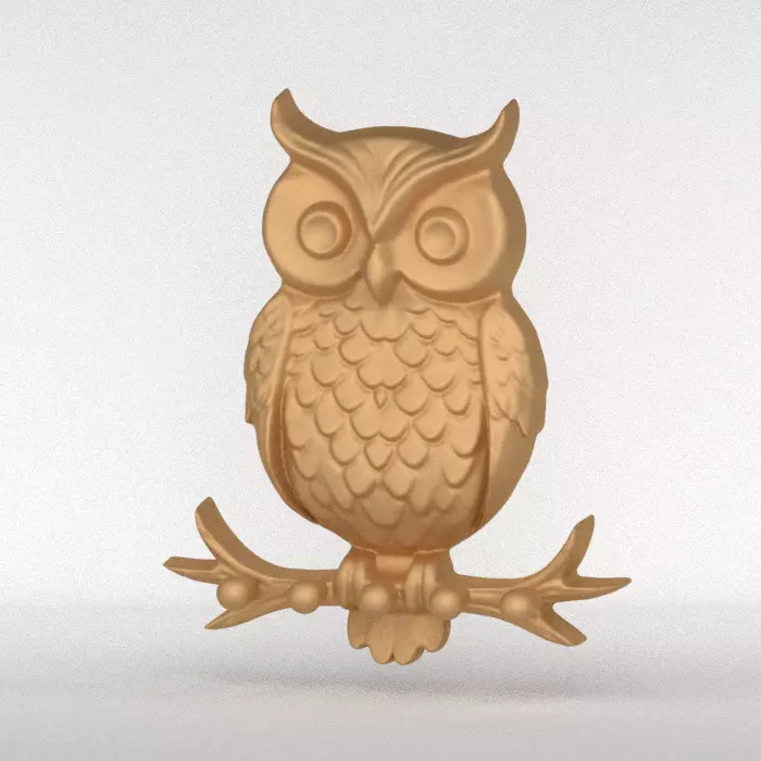 Owl Keys hanger 3D print model
