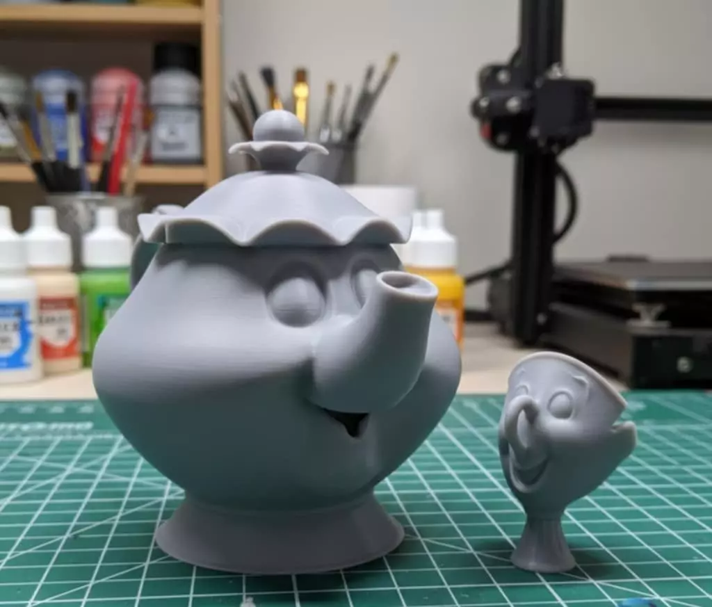 beauty and the beast SET 3D print model_1