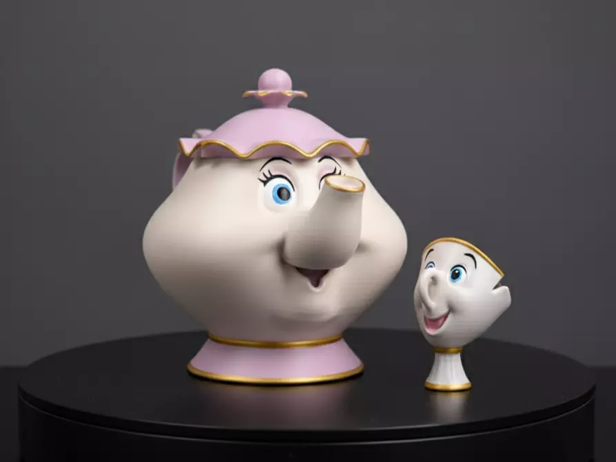 beauty and the beast SET 3D print model_0