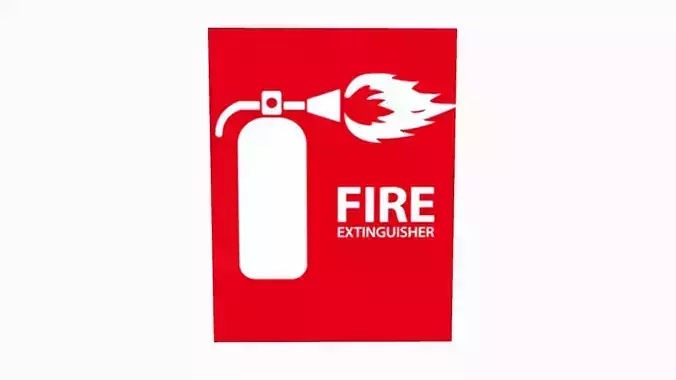 Fire Extinguisher Sticker