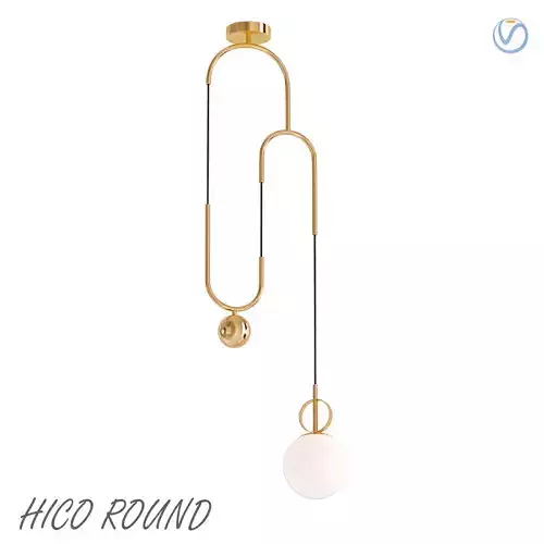 HICO ROUND CHANDELIER 3D model