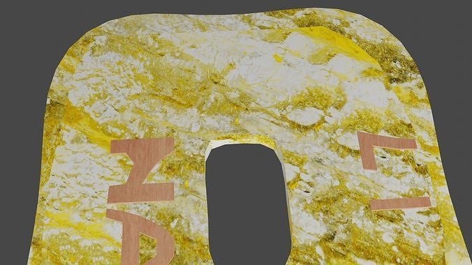 Decorative item in Youtube logo shape porcelain material Low-poly 3D model 6
