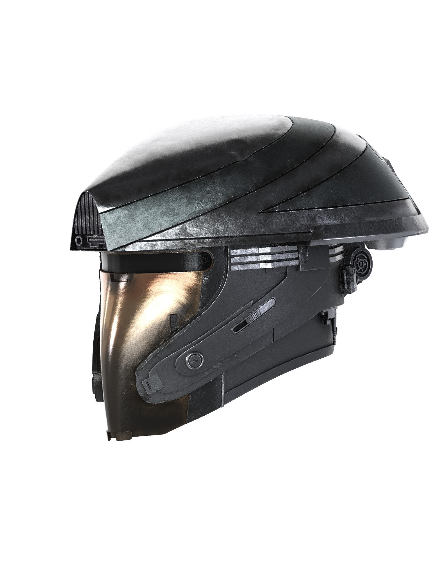 Captain Silvo Skeleton Crew Pirate helmet 3d model print 3D print model_38