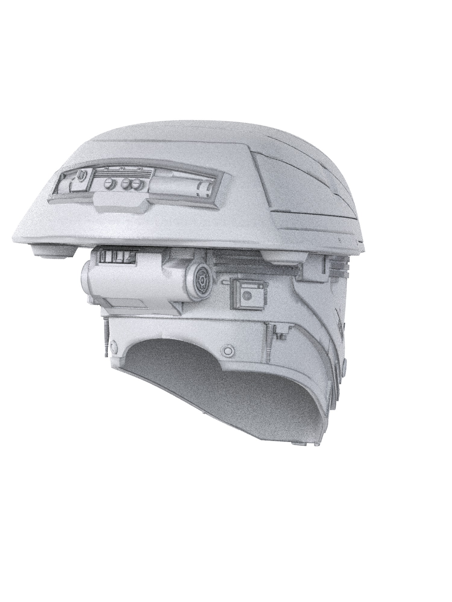 Captain Silvo Skeleton Crew Pirate helmet 3d model print 3D print model_31