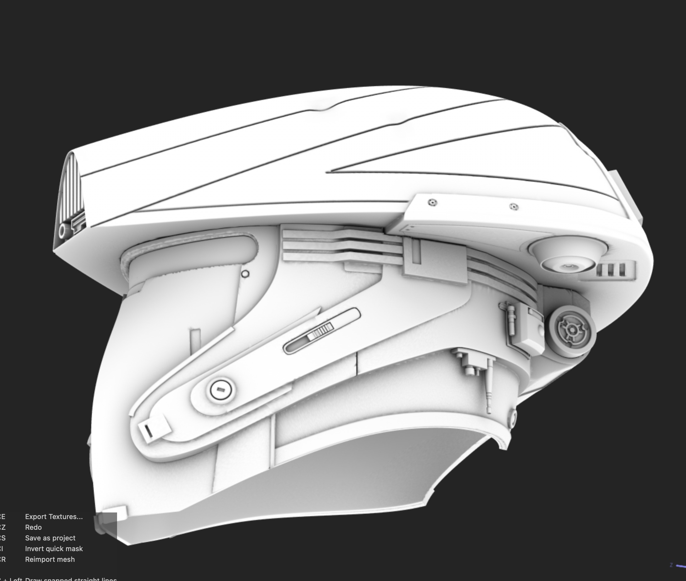 Captain Silvo Skeleton Crew Pirate helmet 3d model print 3D print model_11