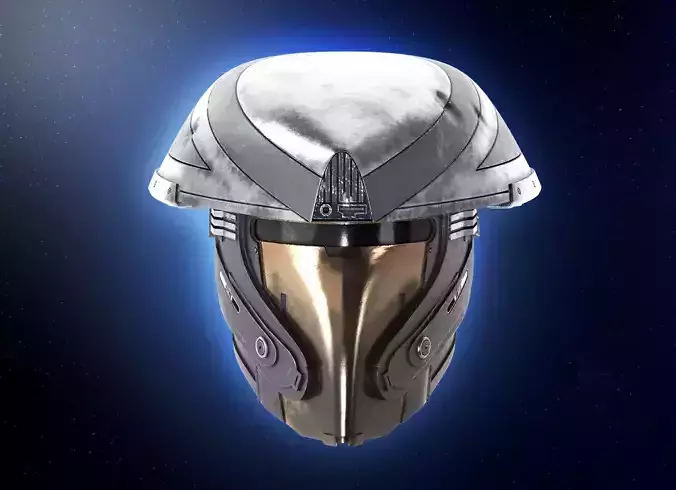 Captain Silvo Skeleton Crew Pirate helmet 3d model print