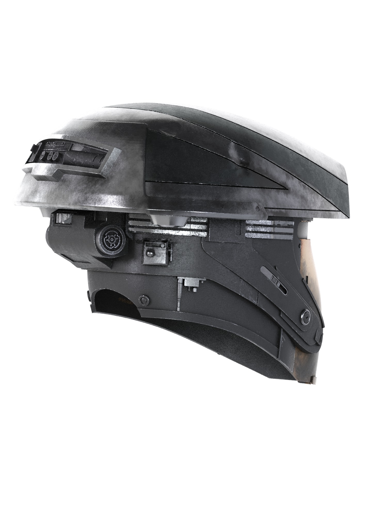 Captain Silvo Skeleton Crew Pirate helmet 3d model print 3D print model_45