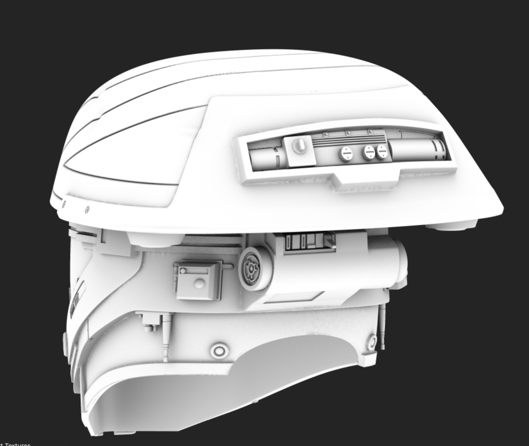 Captain Silvo Skeleton Crew Pirate helmet 3d model print 3D print model_8