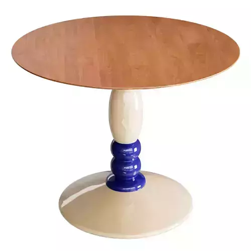 Dining table Zara Round Metal Wooden table