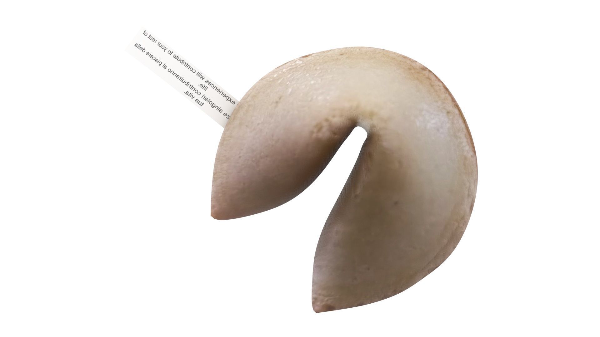 Fortune Cookie 3D model_16