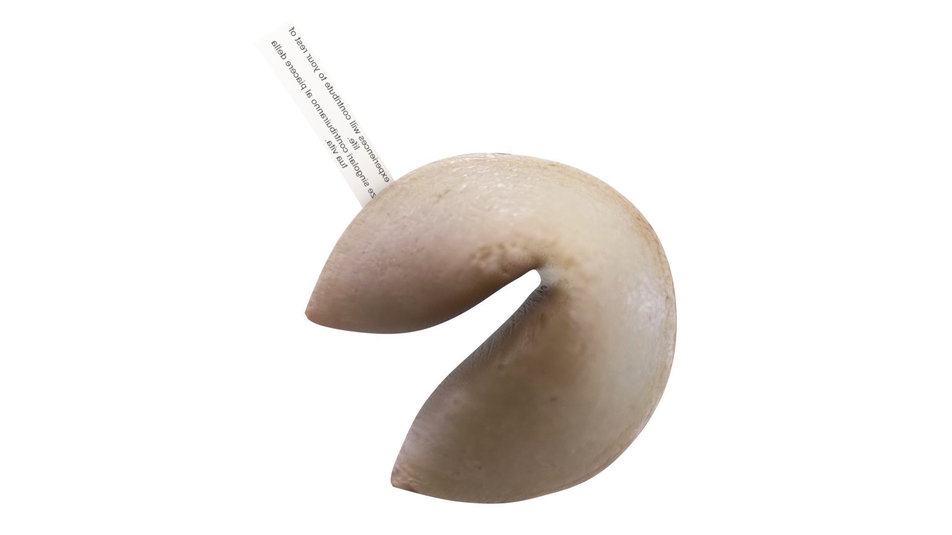 Fortune Cookie 3D model_11