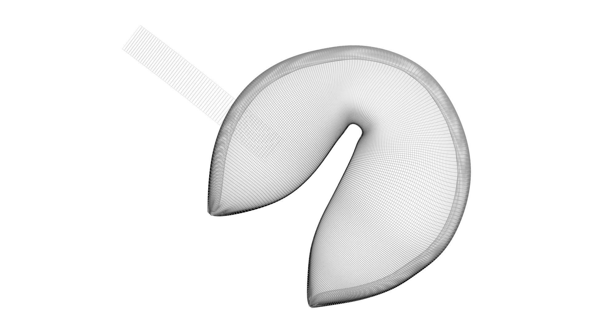 Fortune Cookie 3D model_28