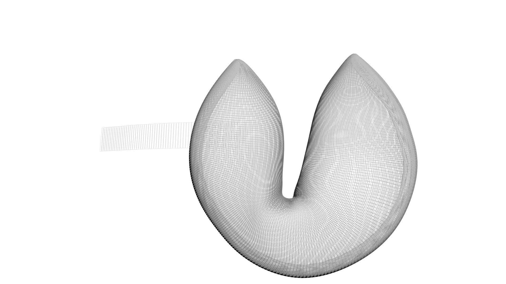 Fortune Cookie 3D model_20