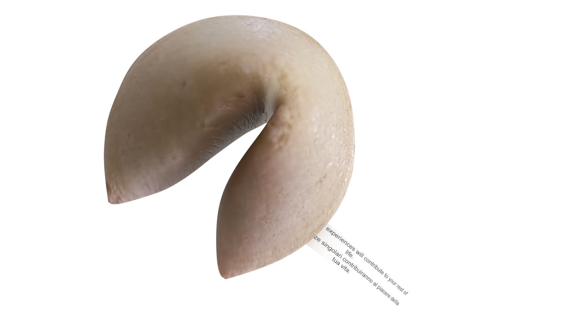 Fortune Cookie 3D model_10