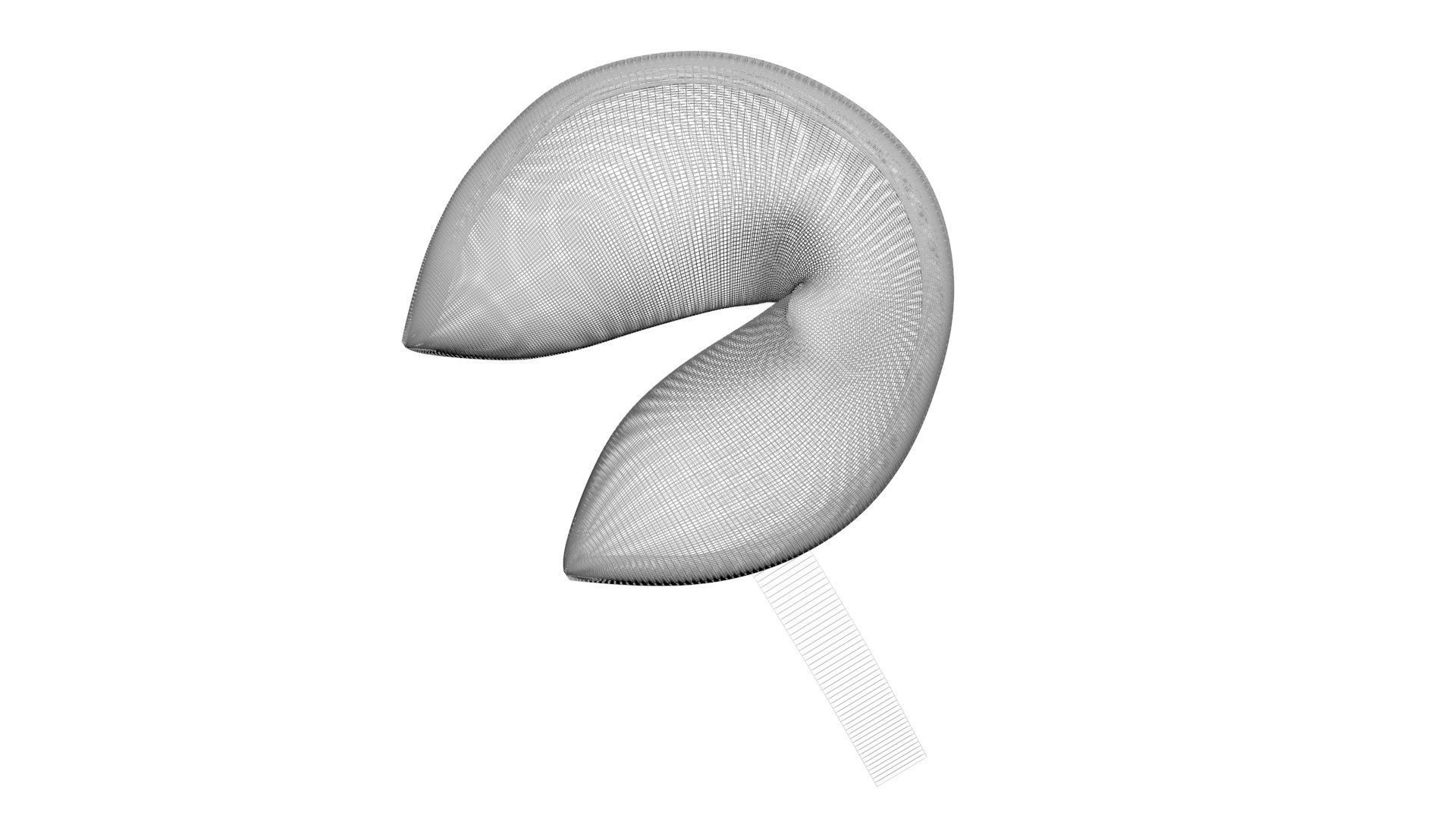 Fortune Cookie 3D model_22