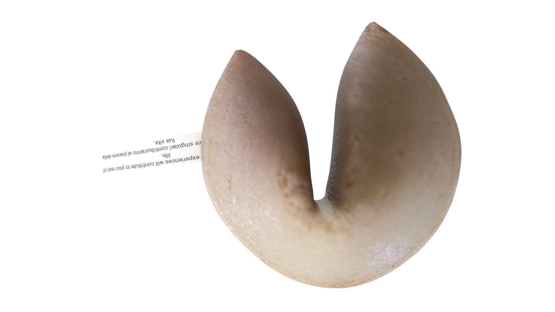 Fortune Cookie 3D model_8