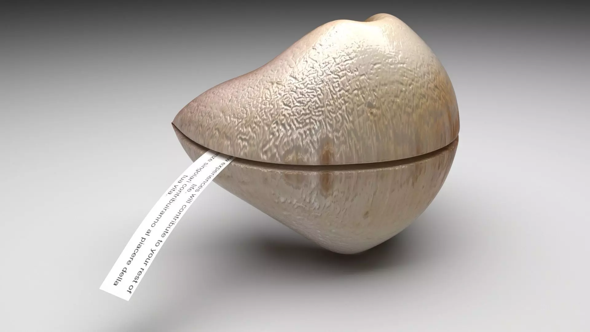 Fortune Cookie 3D model_0