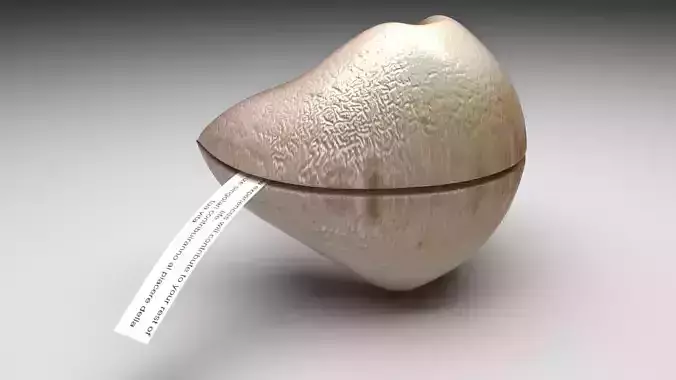 Fortune Cookie 3D model