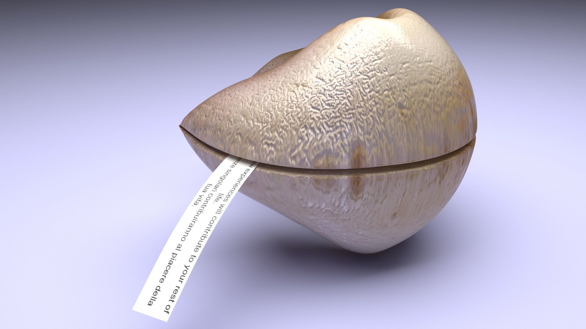 Fortune Cookie 3D model_5