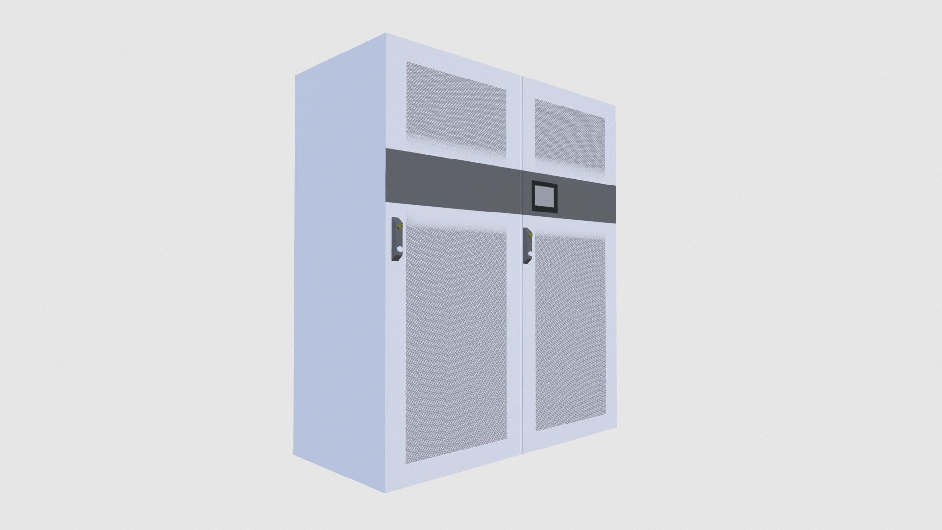 Electrical Panel Low-poly 3D model_2