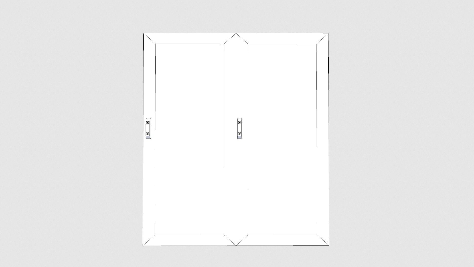 Electrical Panel Low-poly 3D model_7