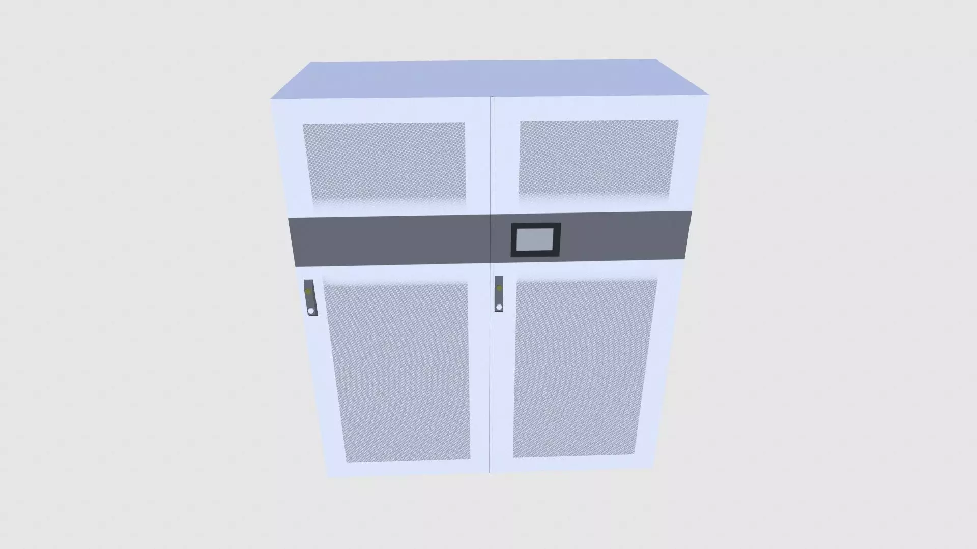 Electrical Panel Low-poly 3D model_0