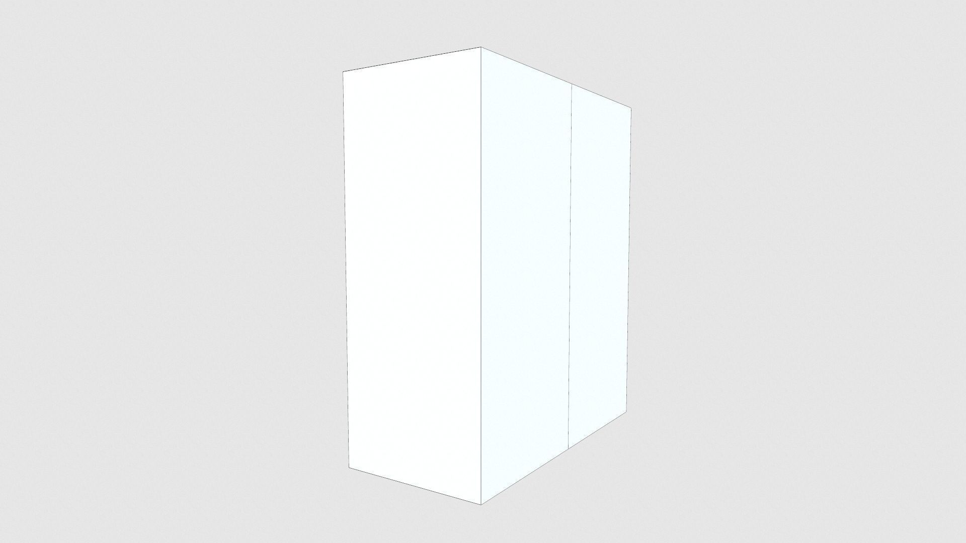 Electrical Panel Low-poly 3D model_6