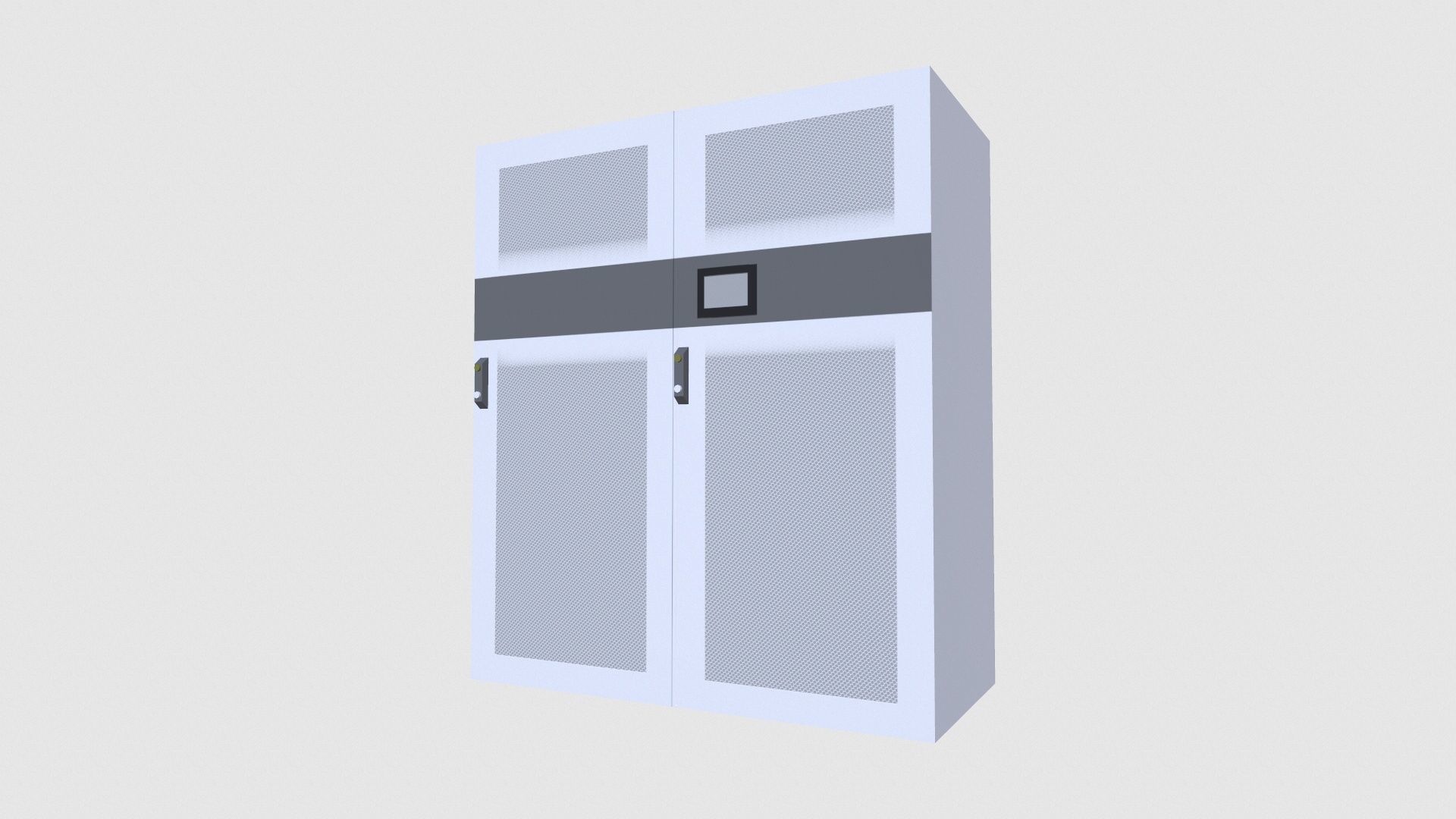 Electrical Panel Low-poly 3D model_3