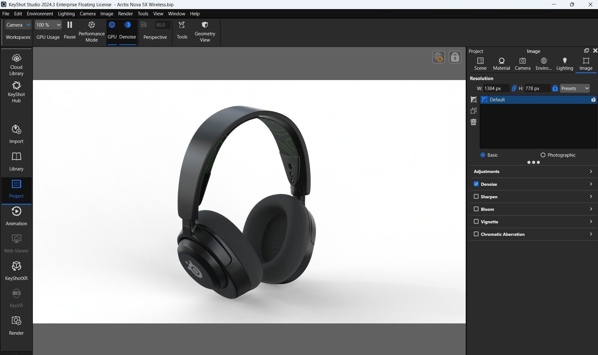 Arctis Nova 5X Wireless Low-poly 3D model_17