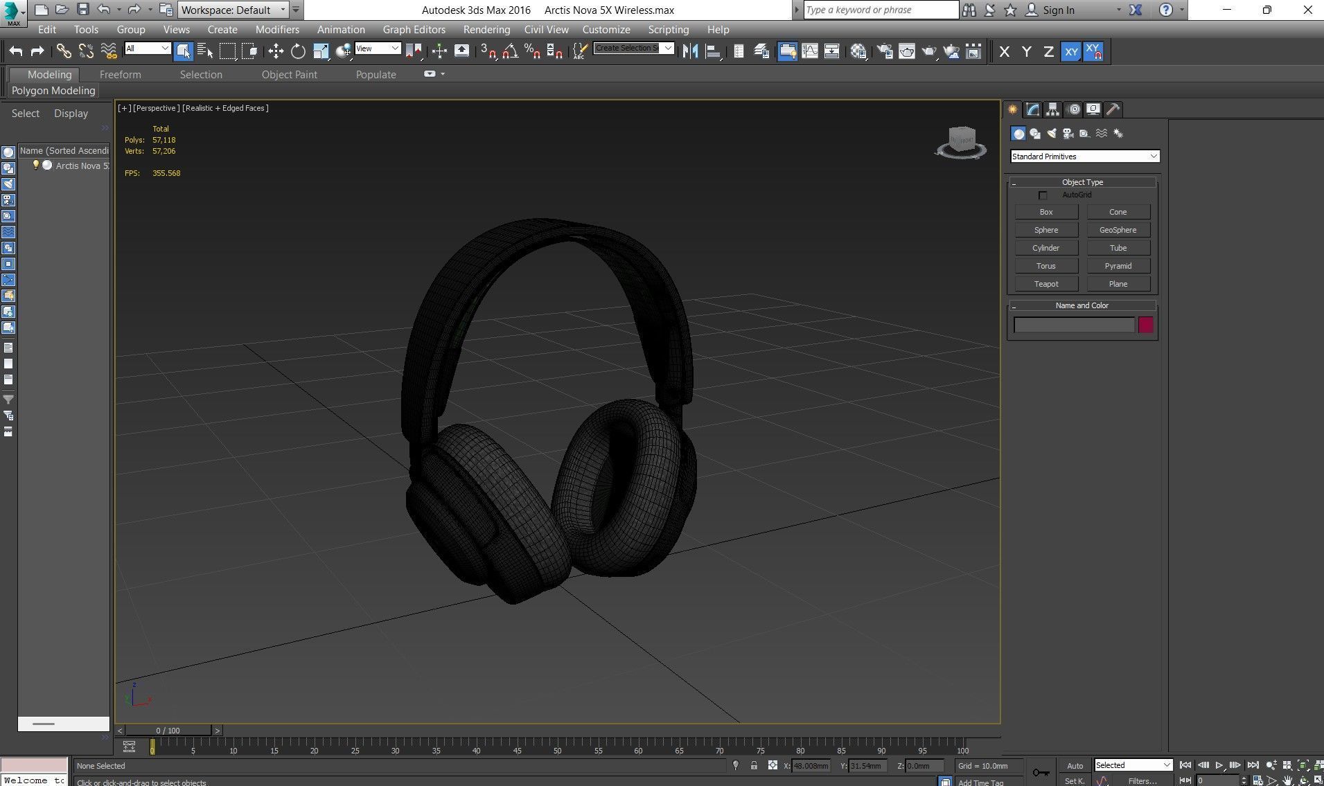 Arctis Nova 5X Wireless Low-poly 3D model_18