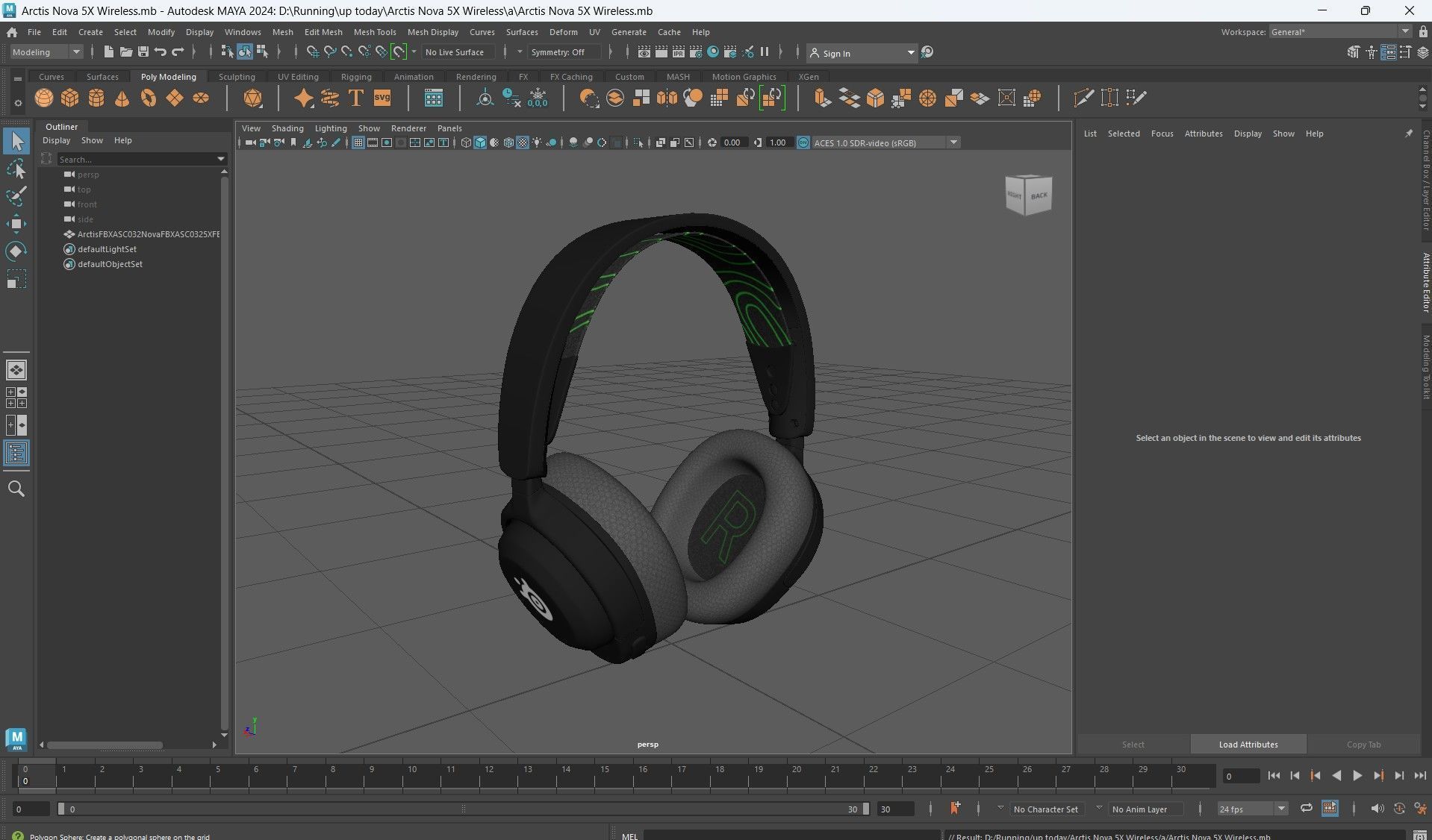 Arctis Nova 5X Wireless Low-poly 3D model_19